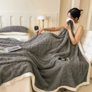 Axyaa Winter Sherpa Blanket - Cozy Warmth for Couch, Sofa, Bed