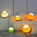 Axyaa Stained Glass Planet Table Lamp for Bedroom Study Decor