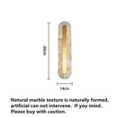 Axyaa Marble LED Wall Lamp - Dimmable Luxury Lighting for Corridor Decor