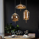 Axyaa Nordic Glass Pendant Light: Modern, Luxury, Small-Sized Design