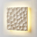 Axyaa Travertine Stone Wall Sconce Light for Indoor/Outdoor, Natural Stone Lamp for Home and Garden