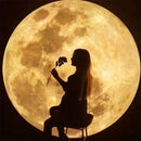 Axyaa Moon Light Lamp: Earth Planet Night Light Projection for Bedroom Atmosphere