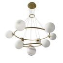 Axyaa Modern LED Pendant Light Fixtures for Living and Dining Room Chandeliers