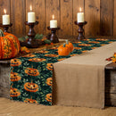 Axyaa Halloween Watercolor Head Table Runner - Farmhouse Party Decor