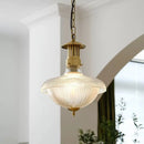 Axyaa Retro French Glass Chandelier for American Restaurant Coffee Shop Study
