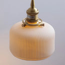 Axyaa LED Wood Wall Lamp with White Ceramic Shade for Indoor Living Room