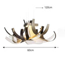 Axyaa Pendant Lights Hanging Chandeliers Modern Dining Room Ceiling Lamp LED Lighting