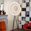 Axyaa Fabric Art Floor Lamp LED Desk Light for Bedroom Living Room Decor
