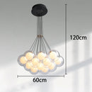 Axyaa Modern LED Chandeliers Indoor Ceiling Lighting for Living Room
