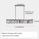 Axyaa Italian Crystal Round LED Pendant Lamp for Luxury Living and Dining Rooms