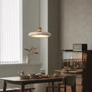 Yellow Cave Stone Pendant Chandelier: Axyaa Round Hanging Light for Dining Room