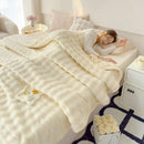 Axyaa Silky Milk Velvet Queen Size Plush Blanket for Sofa Bed