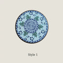 Axyaa Diatom Mud Ceramic Coaster Set of 4 - Absorbent, Insulating, Nordic Design
