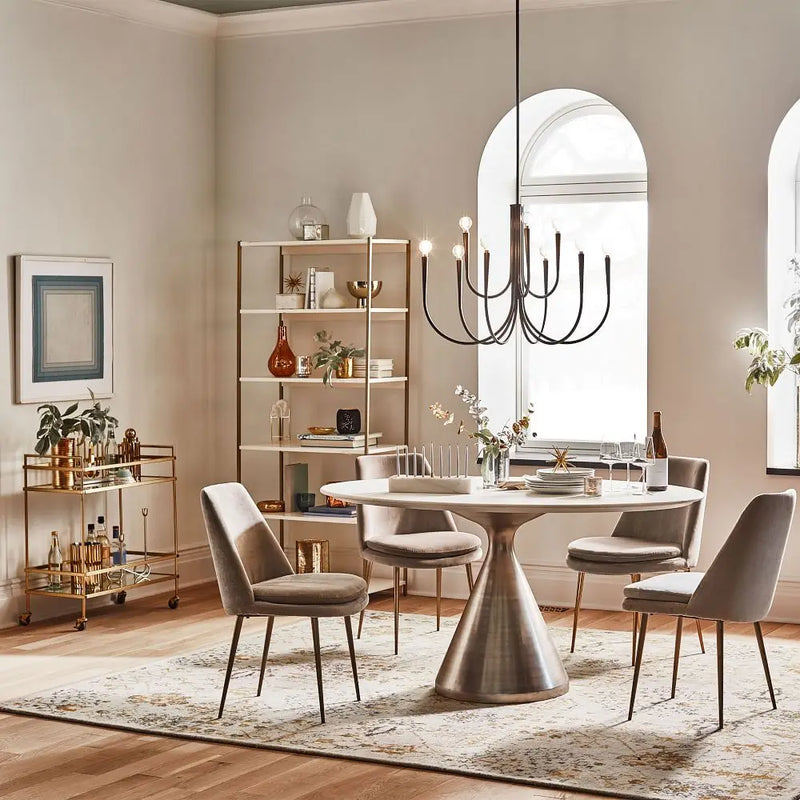 Axyaa Nordic Style LED Branch Chandelier for Living, Dining, Bedroom - Medieval Lighting Fixtures