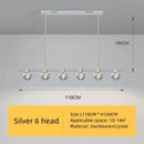 Axyaa Crystal Chandelier LED Light for Living Room, Restaurant, and Bar