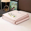 Axyaa Silk Cool Quilt: Single/Double Thin Mulberry Silk Quilt Core for Summer