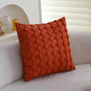 Nordic Quilted Cushion Cover 45x45cm for Indoor Living Room Sofa by Axyaa