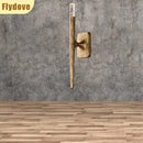 Axyaa Brass Crystal LED Wall Lamp for Home Decor.