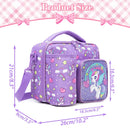 Axyaa Cute Style Lunch Bag for Students and Teens with Large Capacity