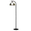 Axyaa LED Glass Shade Floor Lamp - Modern Minimalist Living Room and Bedroom Lighting