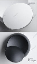 Axyaa Crescent Wall Lamp: 360° Rotating, Bedroom & Living Room Decor