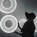 Axyaa Modern Donut LED Pendant Lights for Bedroom Decor
