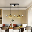 Axyaa Ceiling Fan with LED Light & Control, Modern Foldable Bedroom Lamp for Living Room