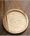 Axya Bamboo Weave Flower Ware Decorative Plate & Birdcage Ornament