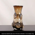 Axyaa Art Glass Coffee Vase: Modern Luxury Living Room Decor with Hydroponic Flower Device