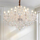 Axyaa LED Crystal Chandelier Light Luxury for Living, Dining, Bedroom & Shop