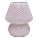 Axya LED Striped Mushroom Table Lamp - Korean Ins Style Desk Decor