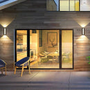 Axyaa 12W LED Wall Lights Indoor Outdoor IP65 Up Down Aluminum Waterproof Lamps for Bedroom Garden