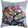 Axyaa Graffiti Street Art Pillow Covers - Home Decoration Lions David Lips Cover