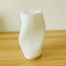 Axyaa Pleated Cream 3D Desk Lamp Bedside Bedroom Study Coffee Shop Atmosphere