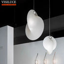 Axyaa Silk Chandelier LED Pendant Lamp for Living Room Bedroom Hotel Loft