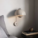 Axya Nordic Cream Mushroom LED Wall Lamp for Home Decor Hallway Bedroom Lighting
