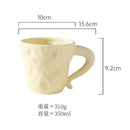 Axyaa European Ceramic Coffee Mug - Exquisite Tea Cup for Home, Breakfast, or Gifts