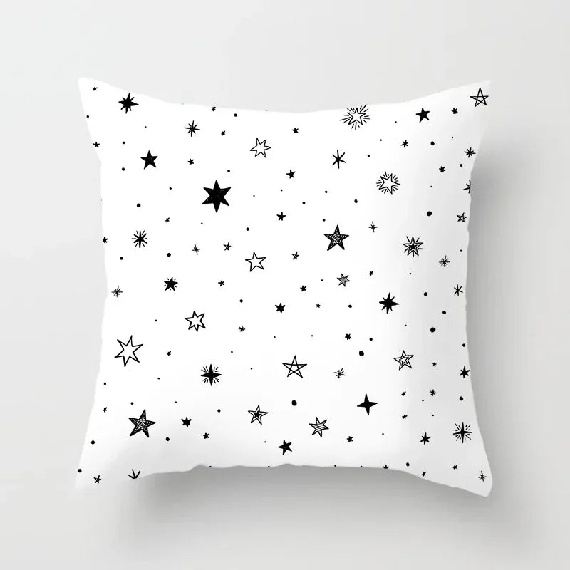 Axyaa Geometric Stripe Printed Pillowcase - Modern Home Decor
