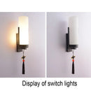 Axyaa Chinese Style Wall Lamp: Modern Minimalist Living Room Bedroom Lighting Fixtures