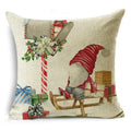 Axyaa Festive Christmas Tree Pillow Cover for Home Decoration