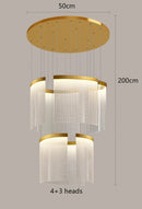Axyaa Modern LED Ceiling Lamp Chandelier for Bedroom Dining Room Lighting