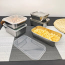 Axyaa Stainless Steel Fridge Container with Lid for Fresh Food Storage
