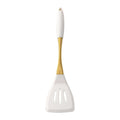 Axyaa White Gold Silicone Kitchen Utensils Set - Heat-resistant Cooking Tools