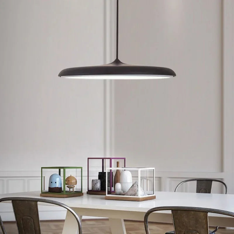 Axyaa UFO Metal Pendant Light: Modern Art Design, Nordic Style, for Home Decor