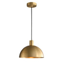 Axyaa Copper LED Pendant Lights 20cm 25cm - Nordic Modern Style 2024