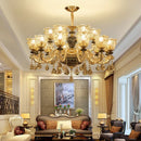 Axyaa Luxury Crystals Ceiling Chandelier for Elegant Interior Decor