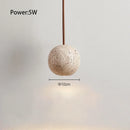 Axyaa Yellow Travertine Chandelier: Nordic Restaurant Home Decor Pendant Light
