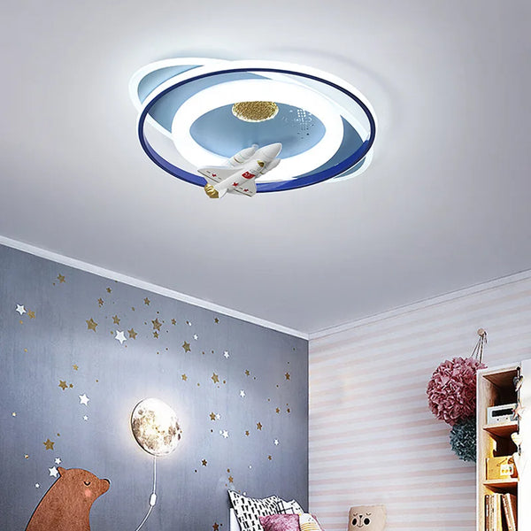Axyaa Astronaut Kids Room Ceiling Light - Modern Bedroom Lighting Fixtures