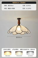 Axyaa Vintage Rattan Chandelier Light for Dining Room Bedroom