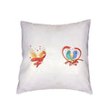 Axyaa Love Birds Red Tree Cushion Cover - Bedroom Decor Pillowcases